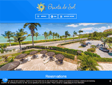 Tablet Screenshot of hotelquintadosol.com.br